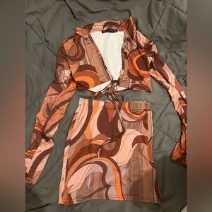 Pretty little thing skirt set